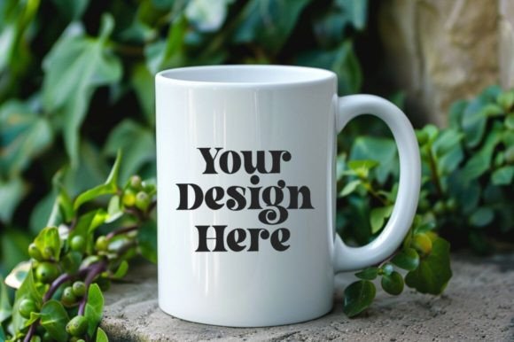 Download Green Nature Coffee Mug Garden Mockup - Premium Resources