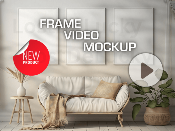 Download Frame Mockup Video, PSD Frame Mockup MP4 - Frame mockup video Collection